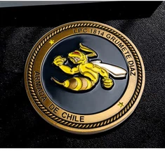 Moneda metàl·lica de record del 40è aniversari del disseny 3D