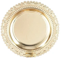Souvenir de placa metàl·lica rodona de gamma alta