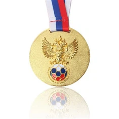 Medalla del premi esportiu personalitzat xapat d'or